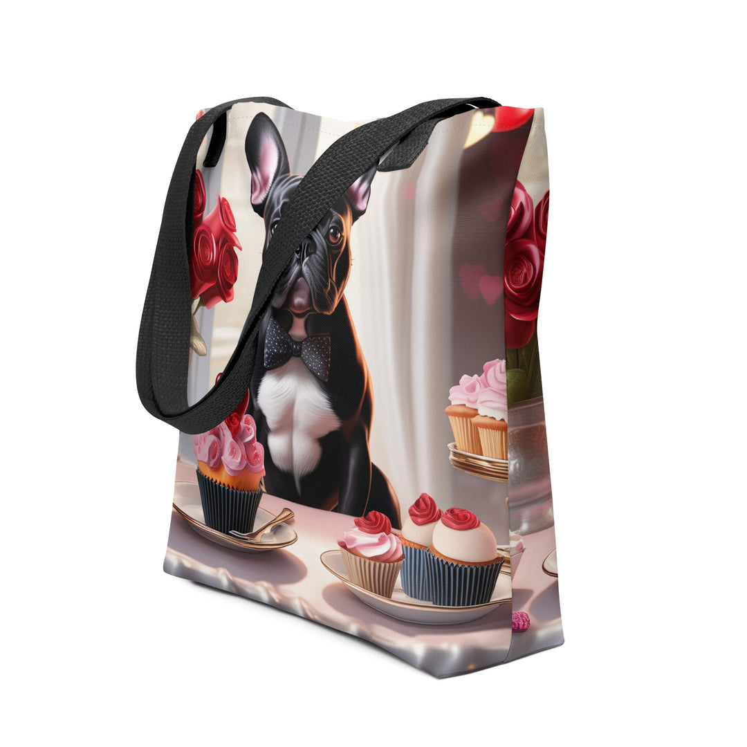 Tote bag-French Bulldog Romantic