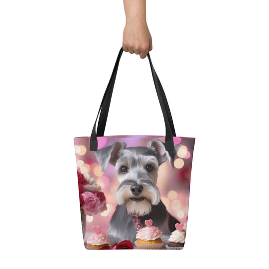 Tote bag-Miniature Schnauzer  Romantic V2