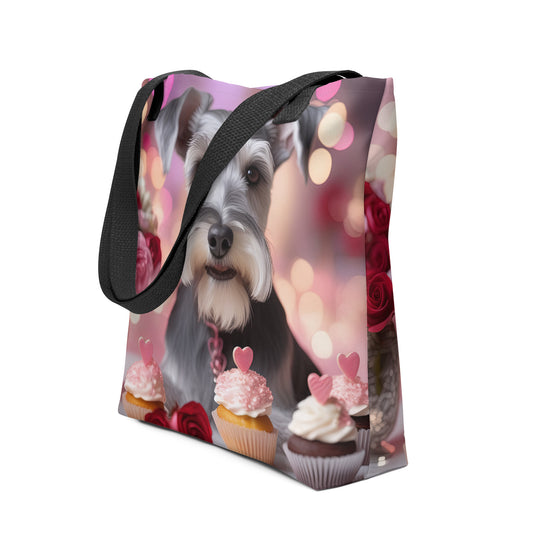 Tote bag-Miniature Schnauzer  Romantic V2