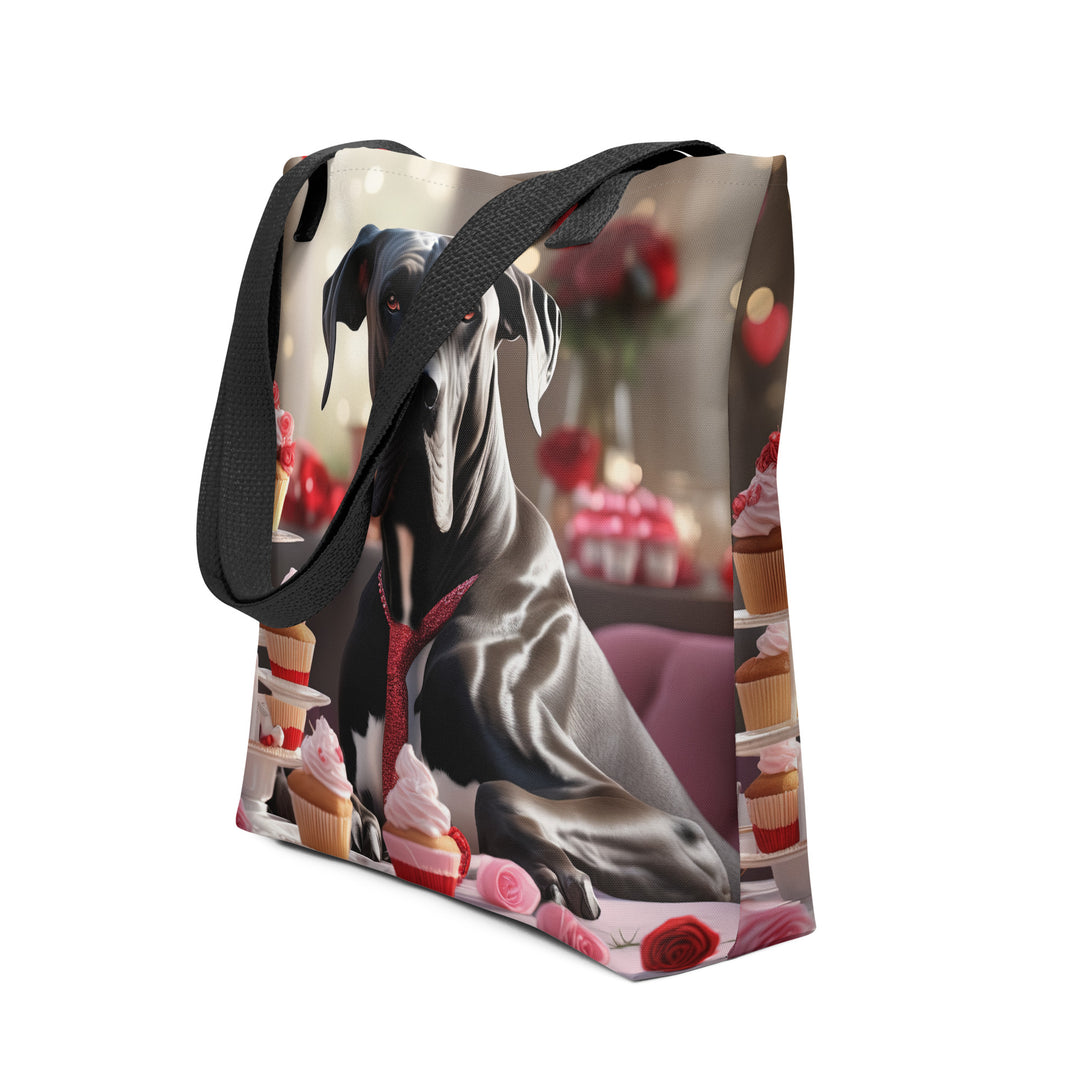 Tote bag-Great Dane Romantic V2