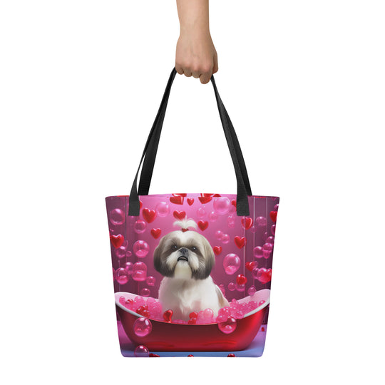 Tote bag-Shih Tzu Romantic