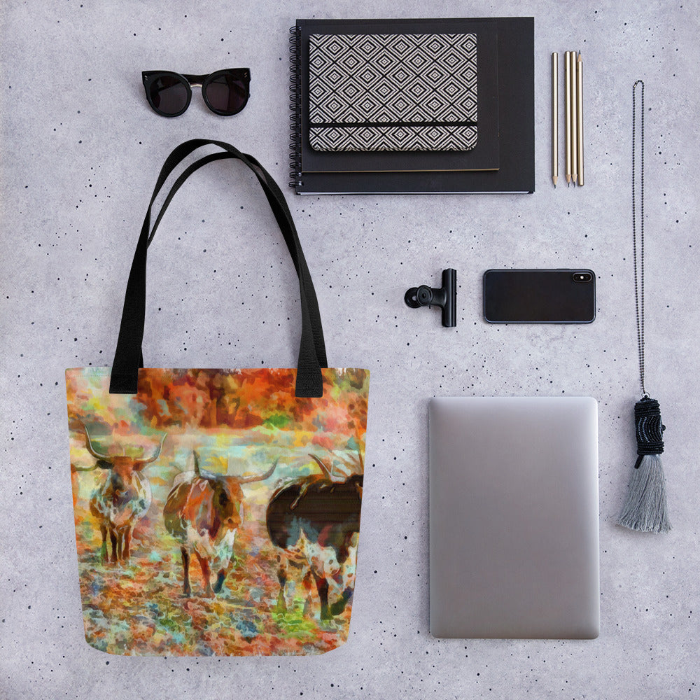 Tote bag - Longhorn Cattle