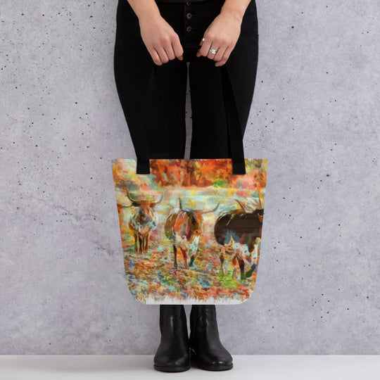 Tote bag - Longhorn Cattle