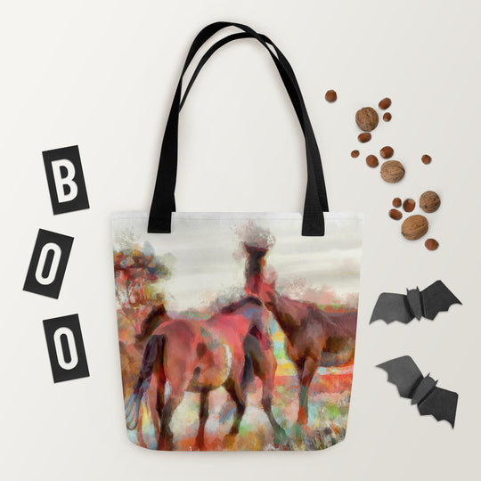 Tote bag - Mustang Horses