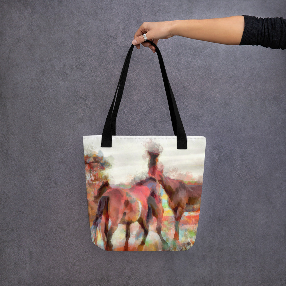 Tote bag - Mustang Horses