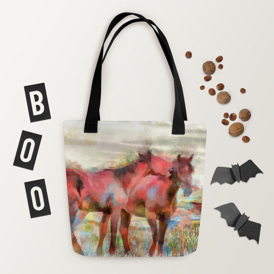 Tote bag - Mustang Horses v2