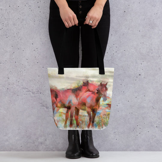 Tote bag - Mustang Horses v2