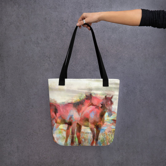 Tote bag - Mustang Horses v2
