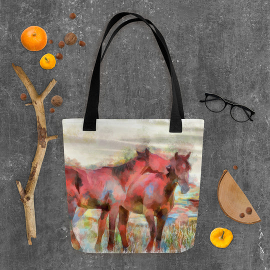 Tote bag - Mustang Horses v2