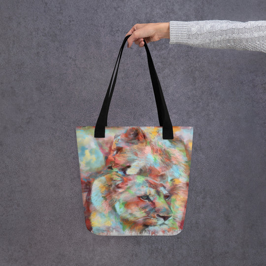 Tote bag - Lioness w cub