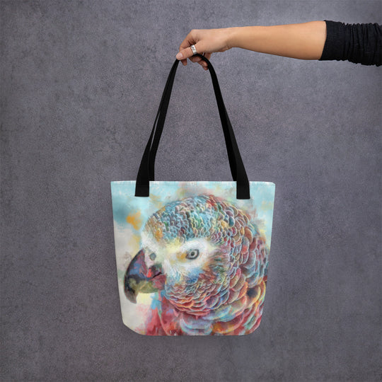 Tote bag - african grey parrot