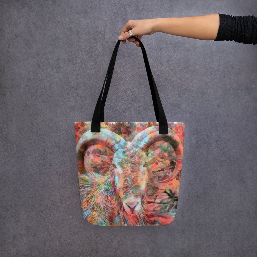 Tote bag - bighorn sheep v2