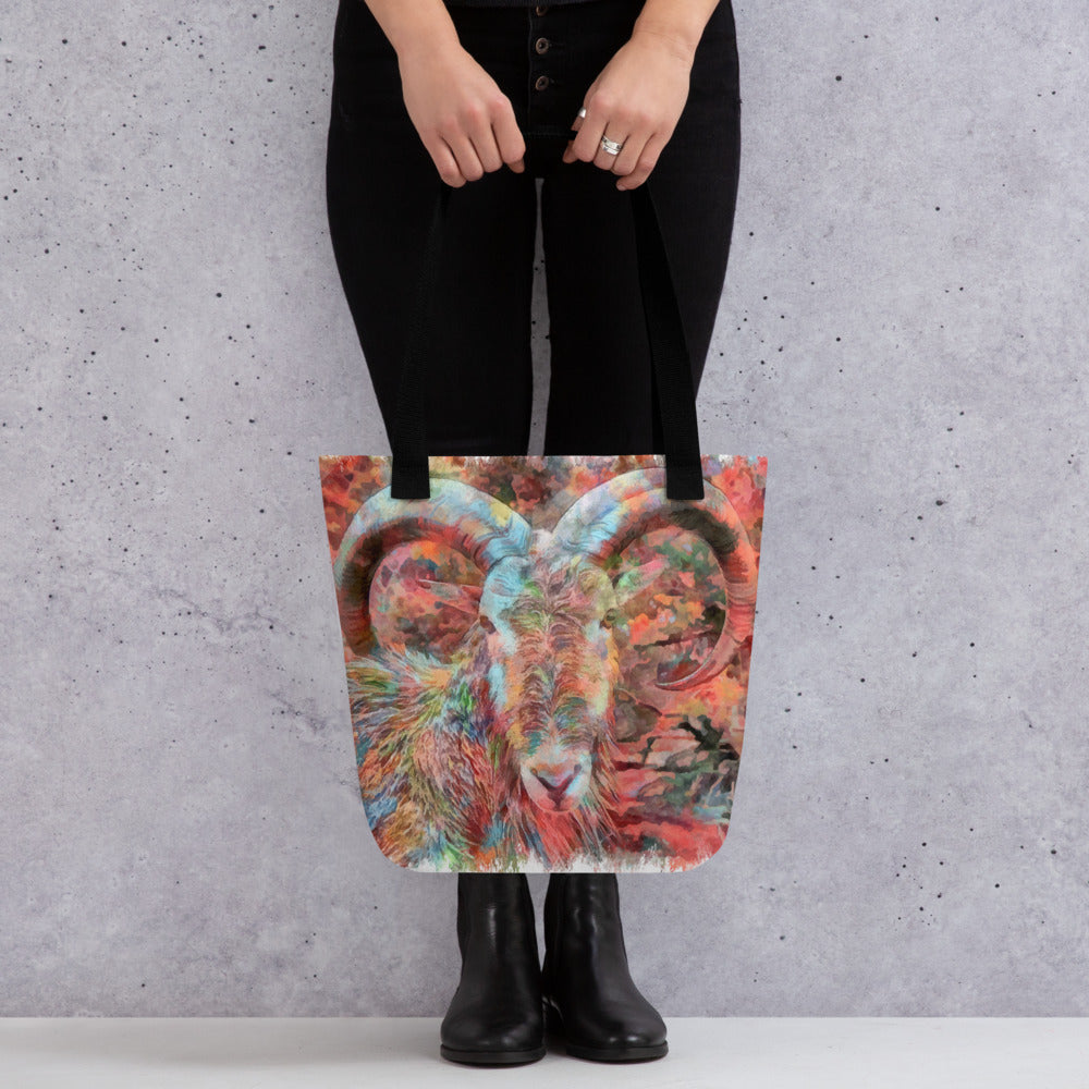 Tote bag - bighorn sheep v2