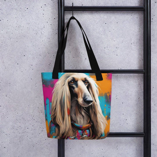 Tote bag-Afghan Hound