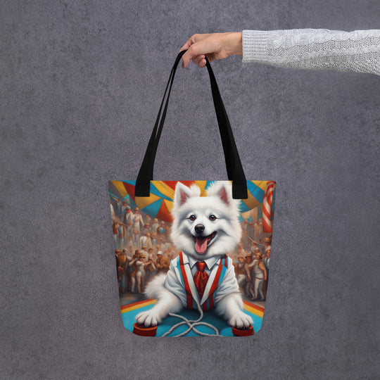 Tote bag-American Eskimo Dog V2