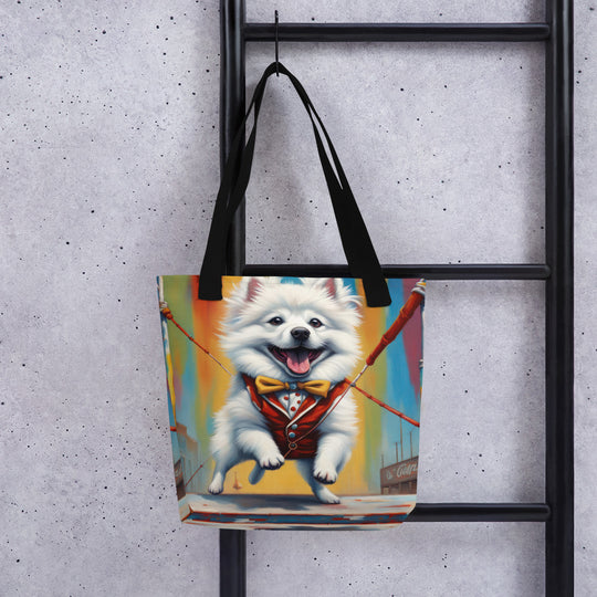 Tote bag-American Eskimo Dog