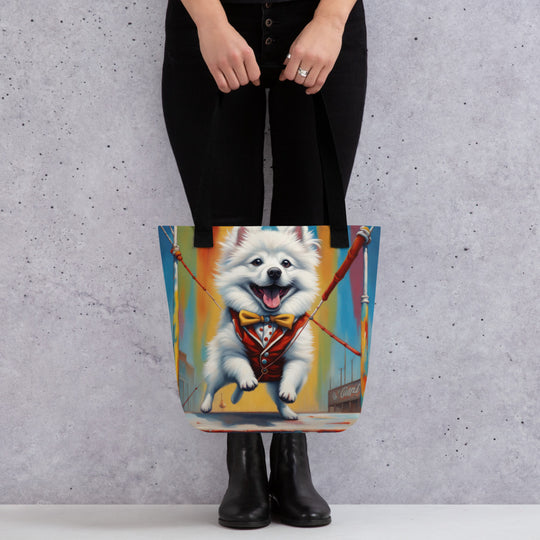 Tote bag-American Eskimo Dog