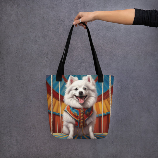 Tote bag-American Eskimo Dog V5