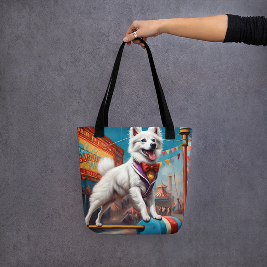 Tote bag-American Eskimo Dog V4