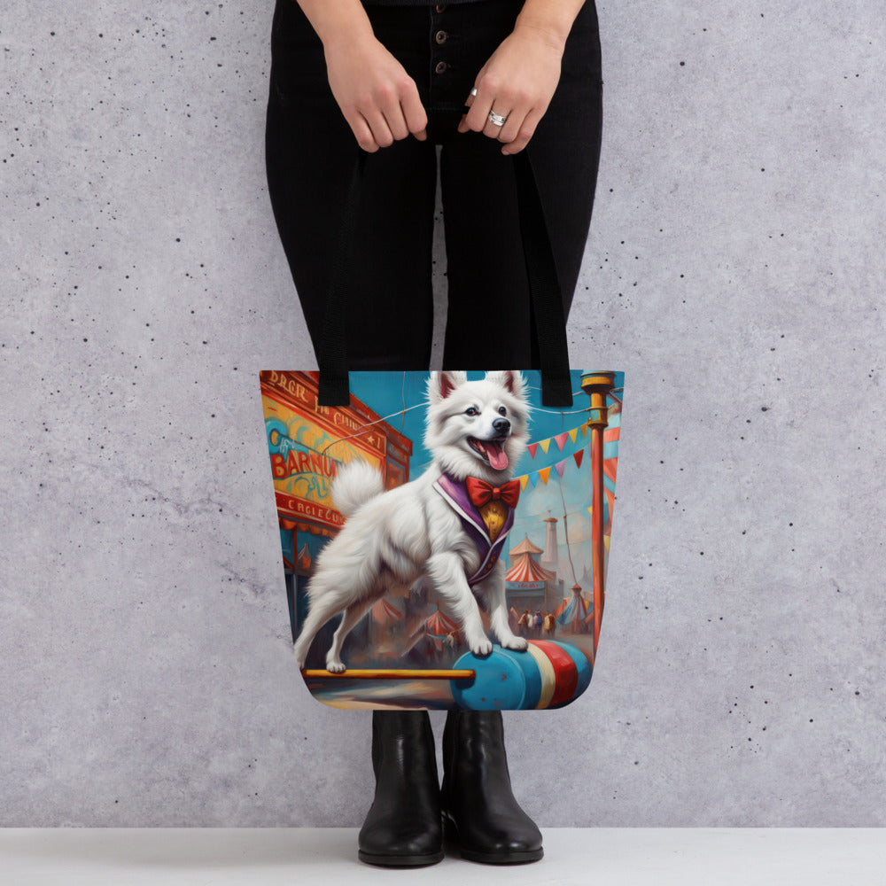 Tote bag-American Eskimo Dog V4