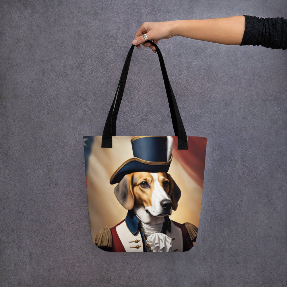 Tote bag-American Foxhound V2