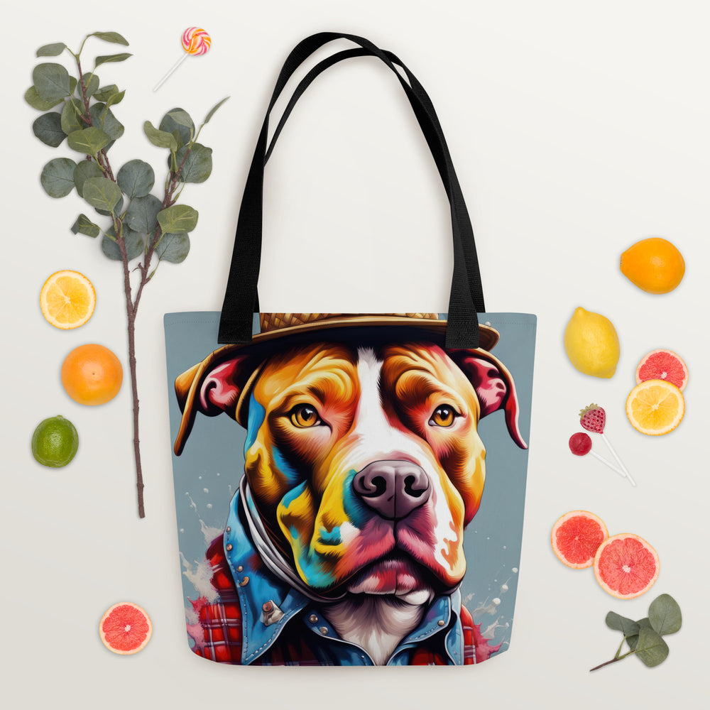 Tote bag-American Staffordshire Terrier