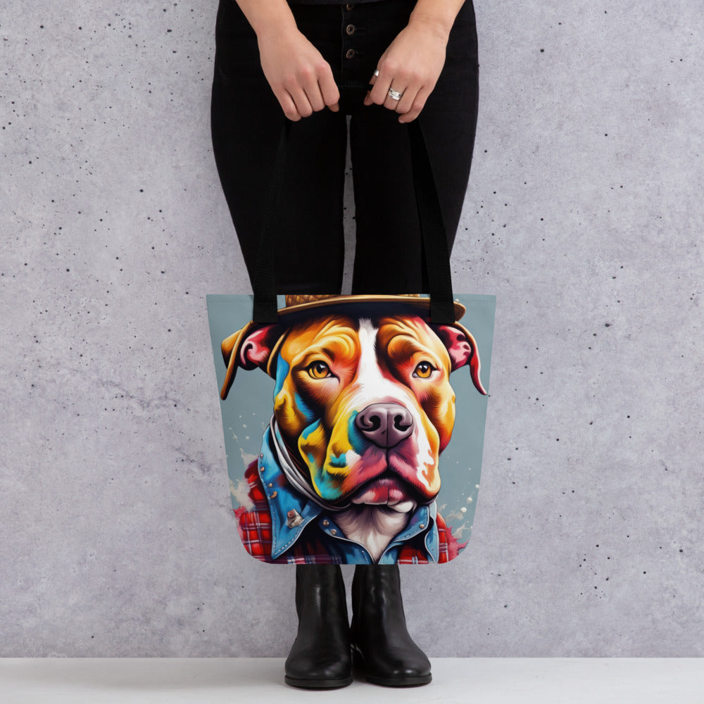 Tote bag-American Staffordshire Terrier