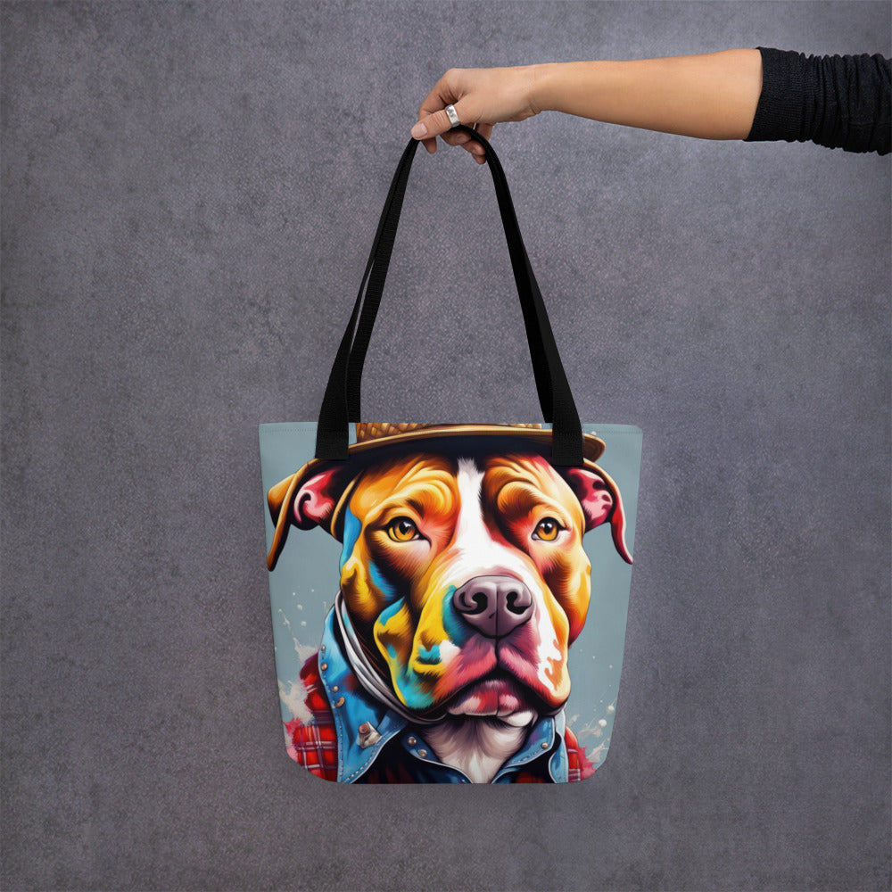 Tote bag-American Staffordshire Terrier