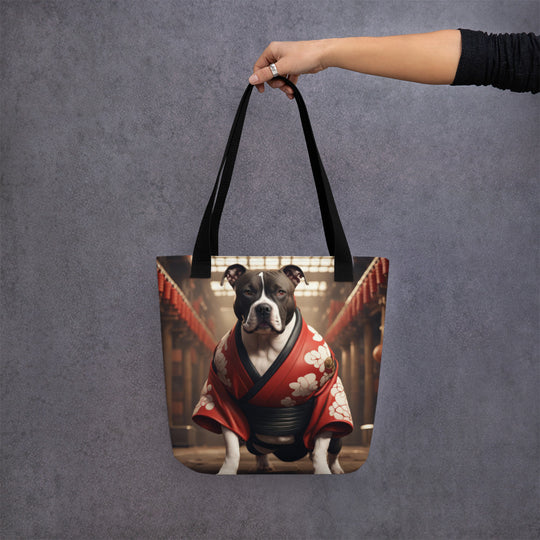 Tote bag-American Staffordshire Terrier V6