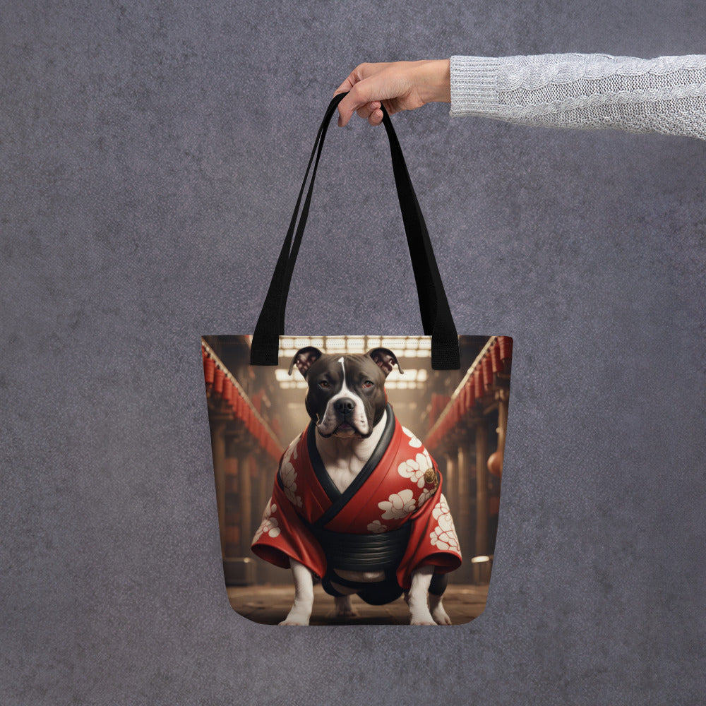 Tote bag-American Staffordshire Terrier V6