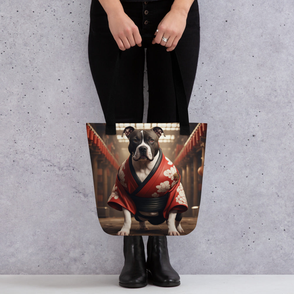 Tote bag-American Staffordshire Terrier V6