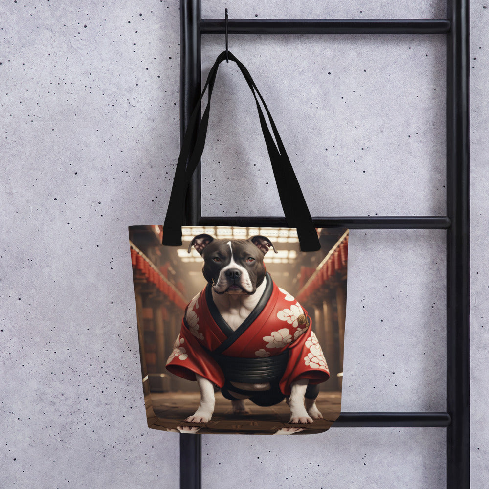 Tote bag-American Staffordshire Terrier V6