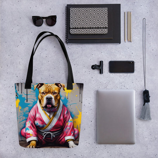 Tote bag-American Staffordshire Terrier V7