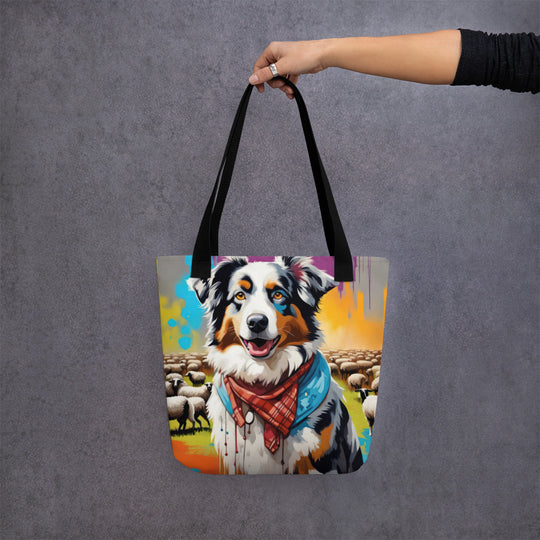 Tote bag-Australian Shepherd