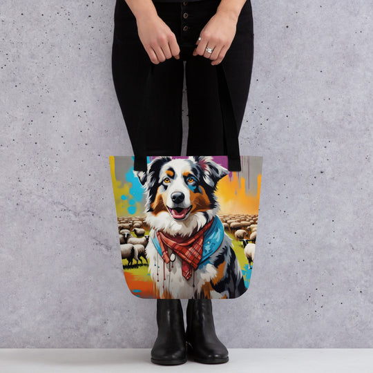 Tote bag-Australian Shepherd