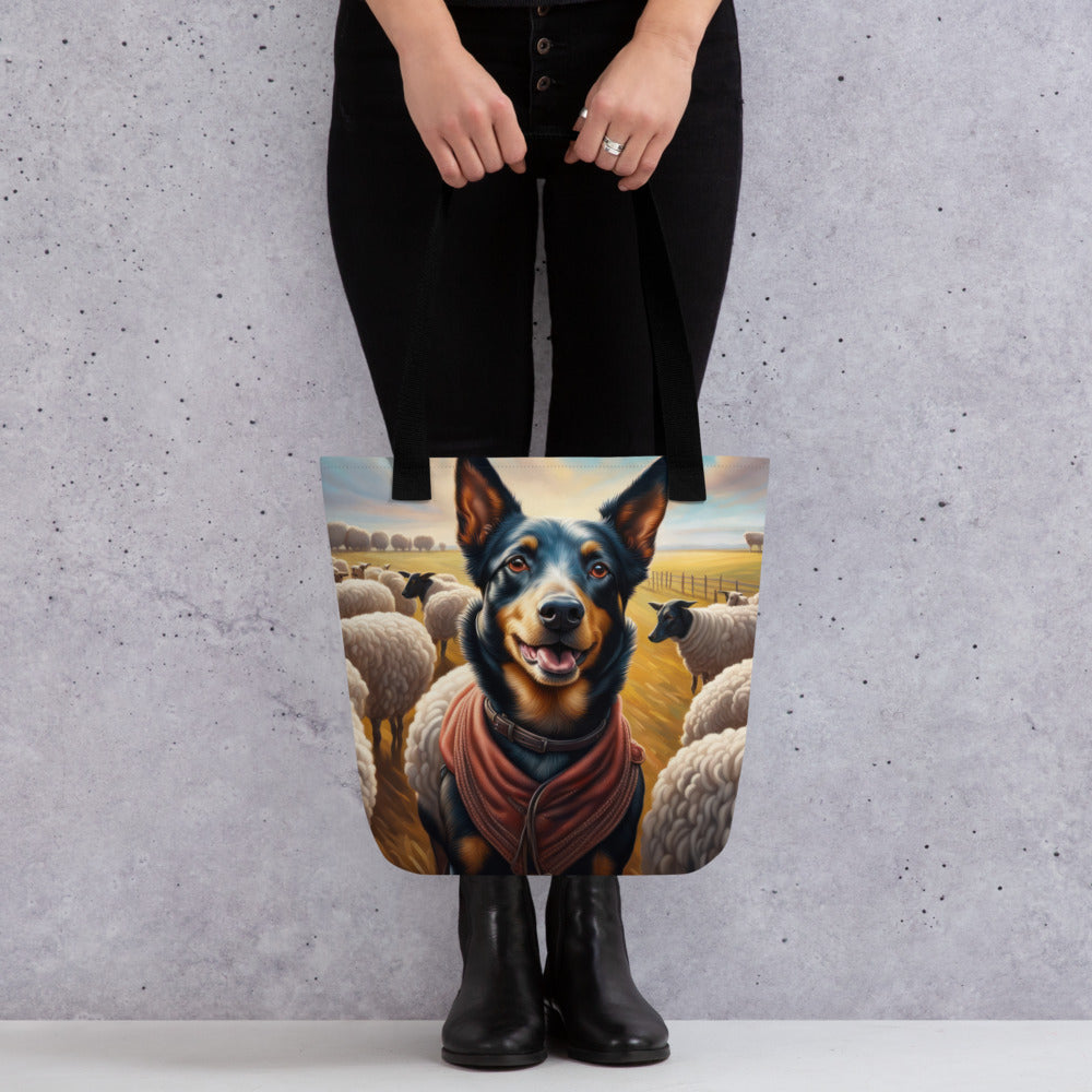 Tote bag-Australian Cattle Dog V4