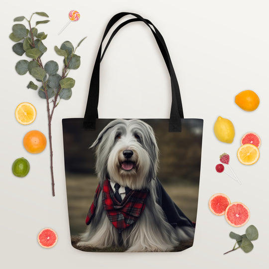 Tote bag-Bearded Collie V3