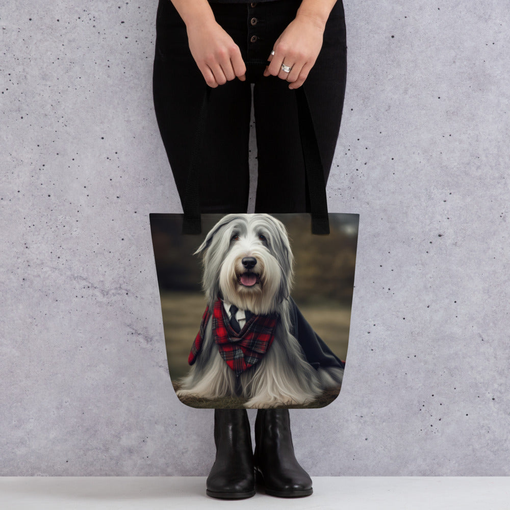 Tote bag-Bearded Collie V3