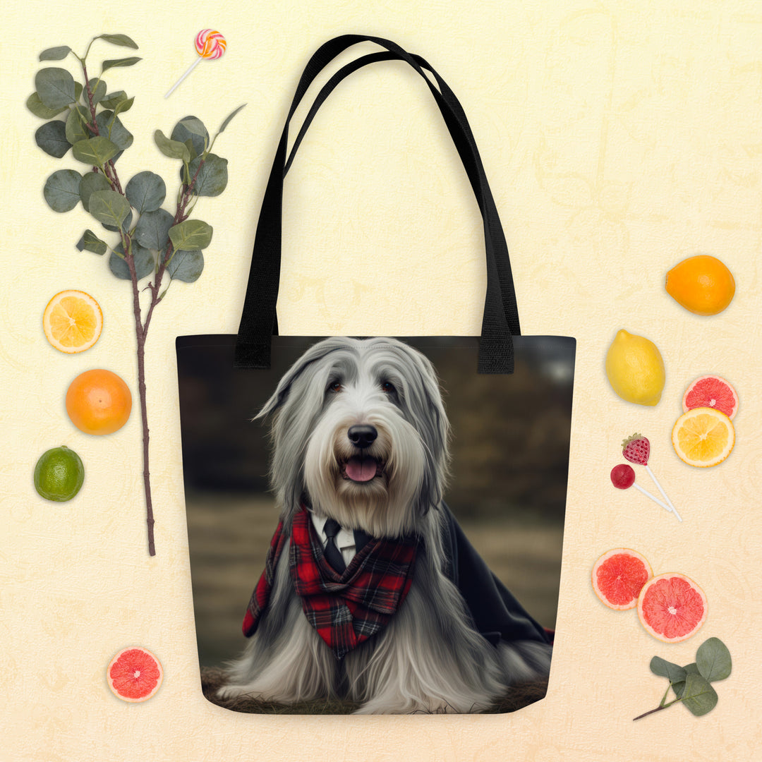 Tote bag-Bearded Collie V3