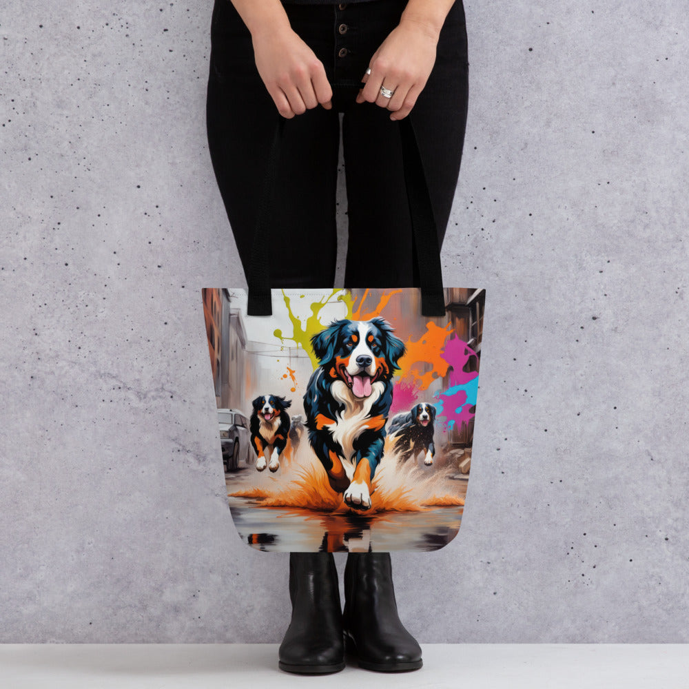 Tote bag-Bernese Mountain Dog V3