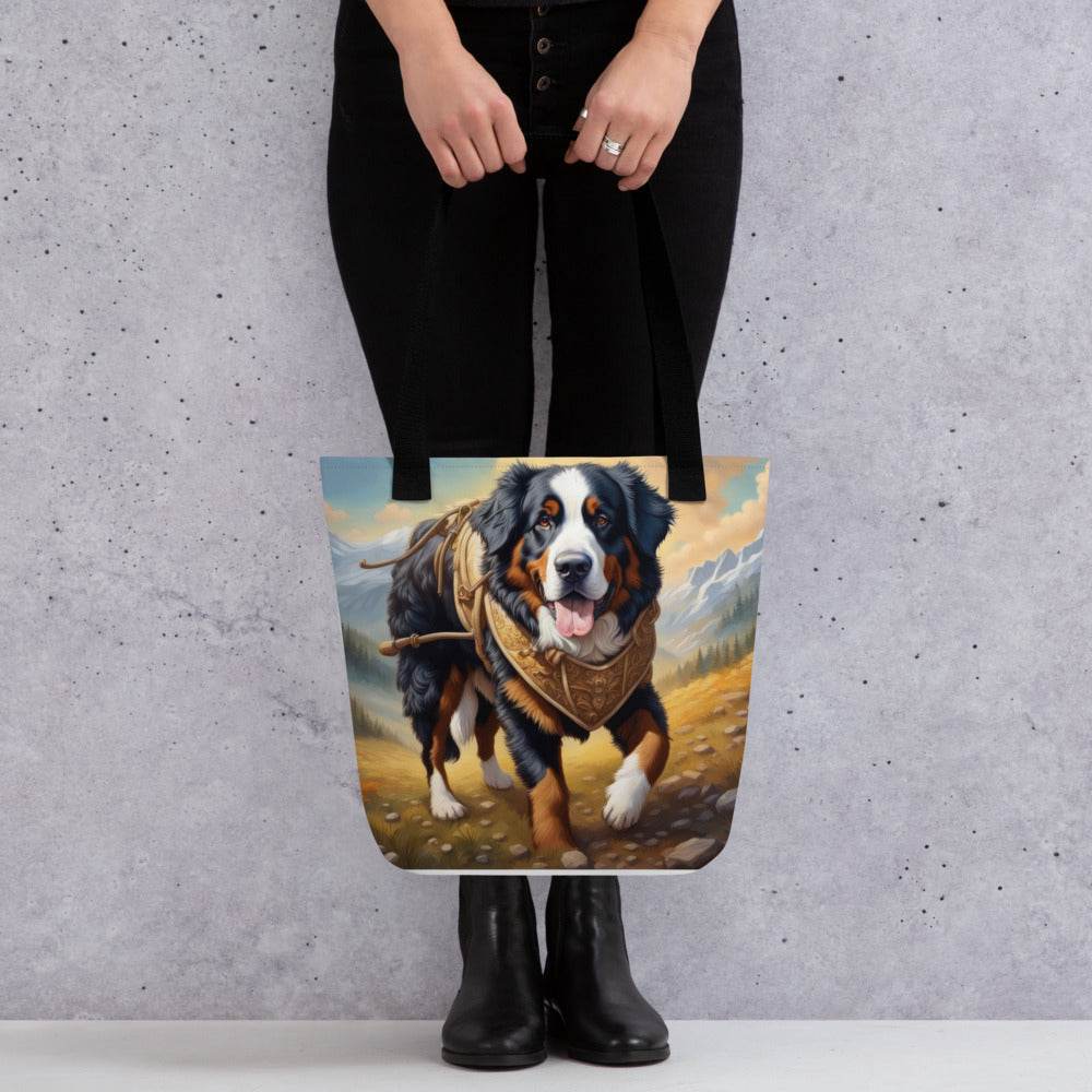 Tote bag-Bernese Mountain Dog V4