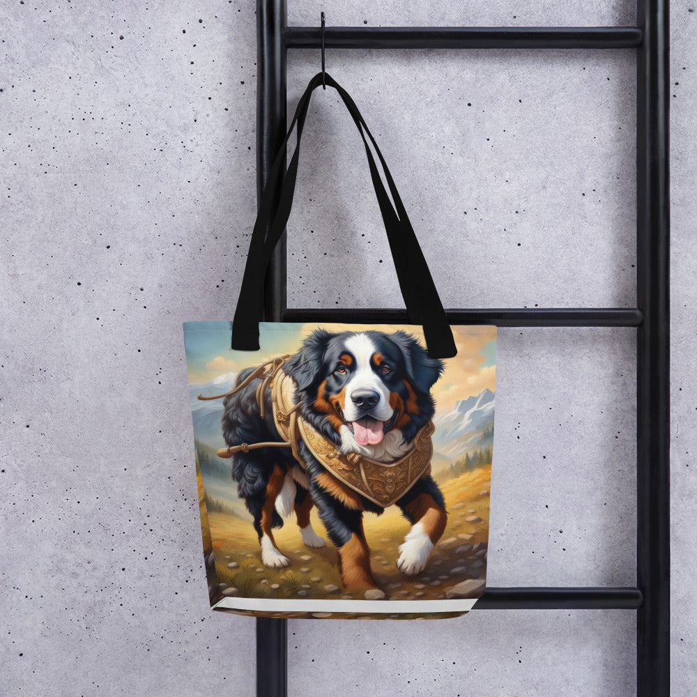 Tote bag-Bernese Mountain Dog V4