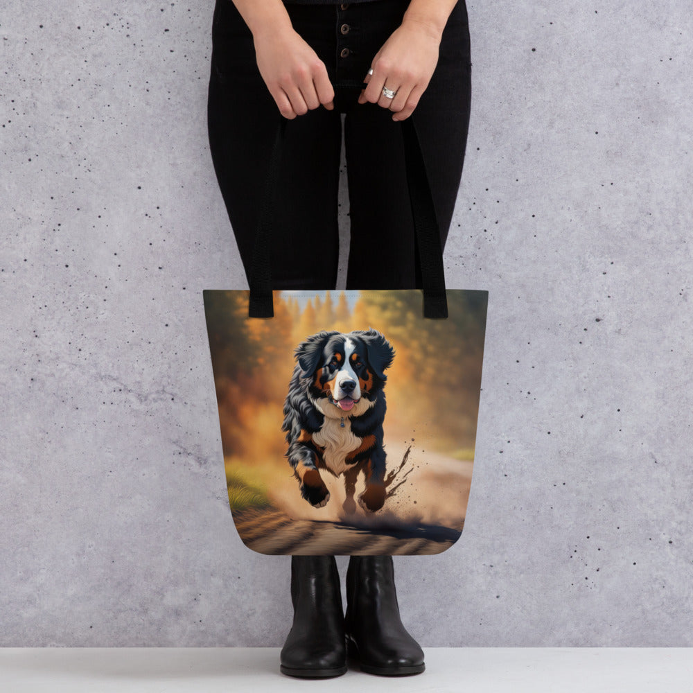 Tote bag-Bernese Mountain Dog V5