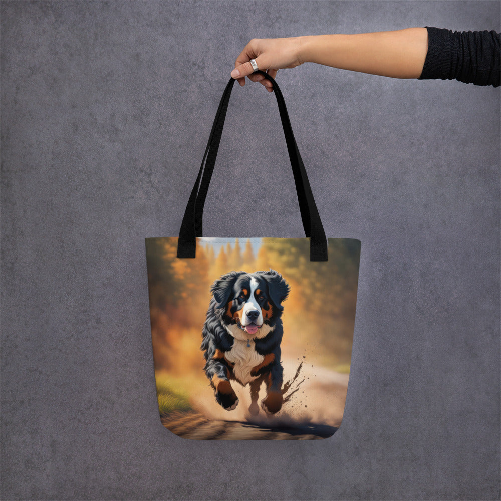 Tote bag-Bernese Mountain Dog V5