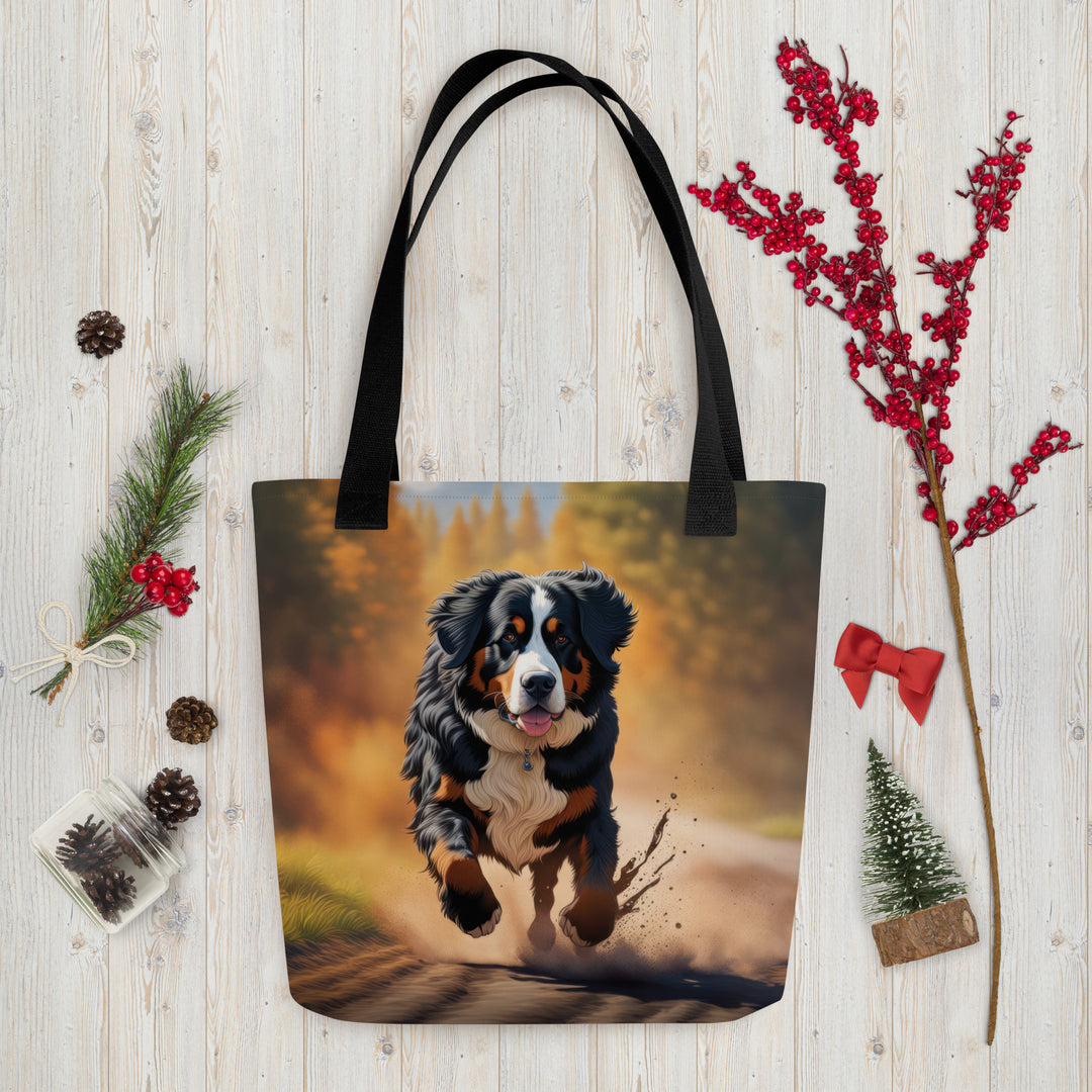 Tote bag-Bernese Mountain Dog V5