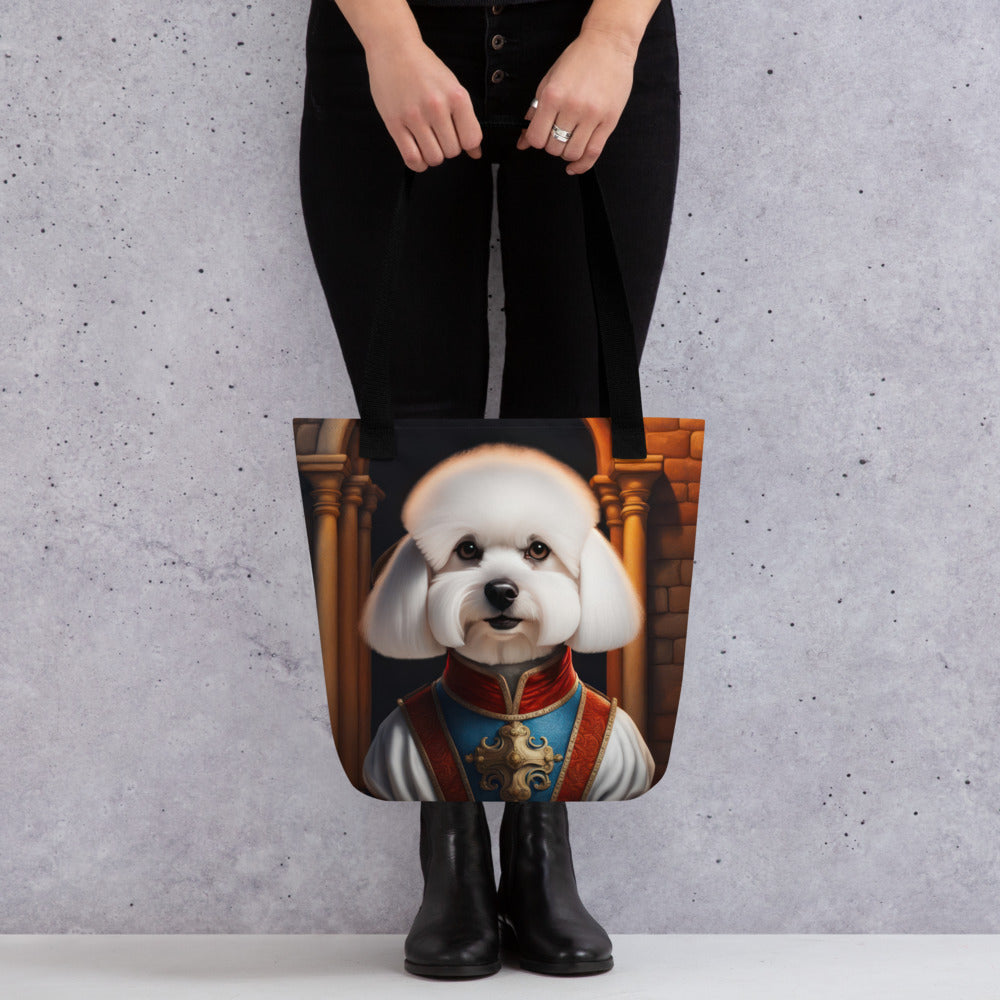 Tote bag-Bichon Frise Dog V2