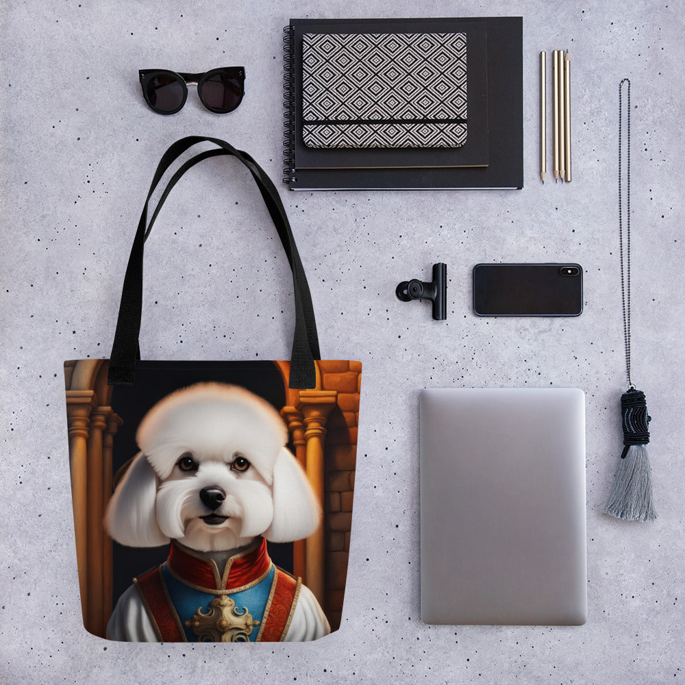 Tote bag-Bichon Frise Dog V2