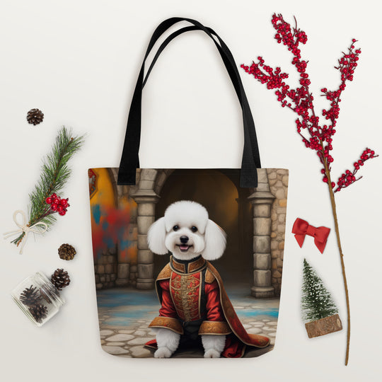 Tote bag-Bichon Frise Dog V3