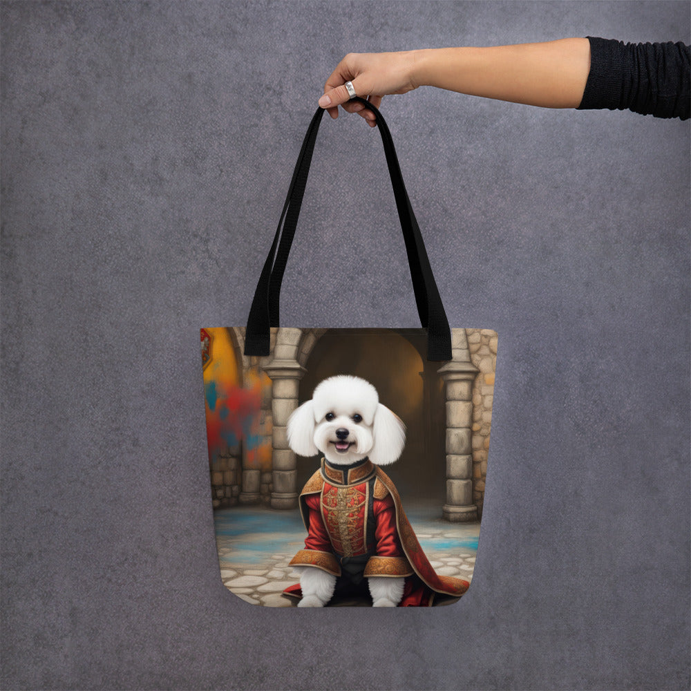 Tote bag-Bichon Frise Dog V3