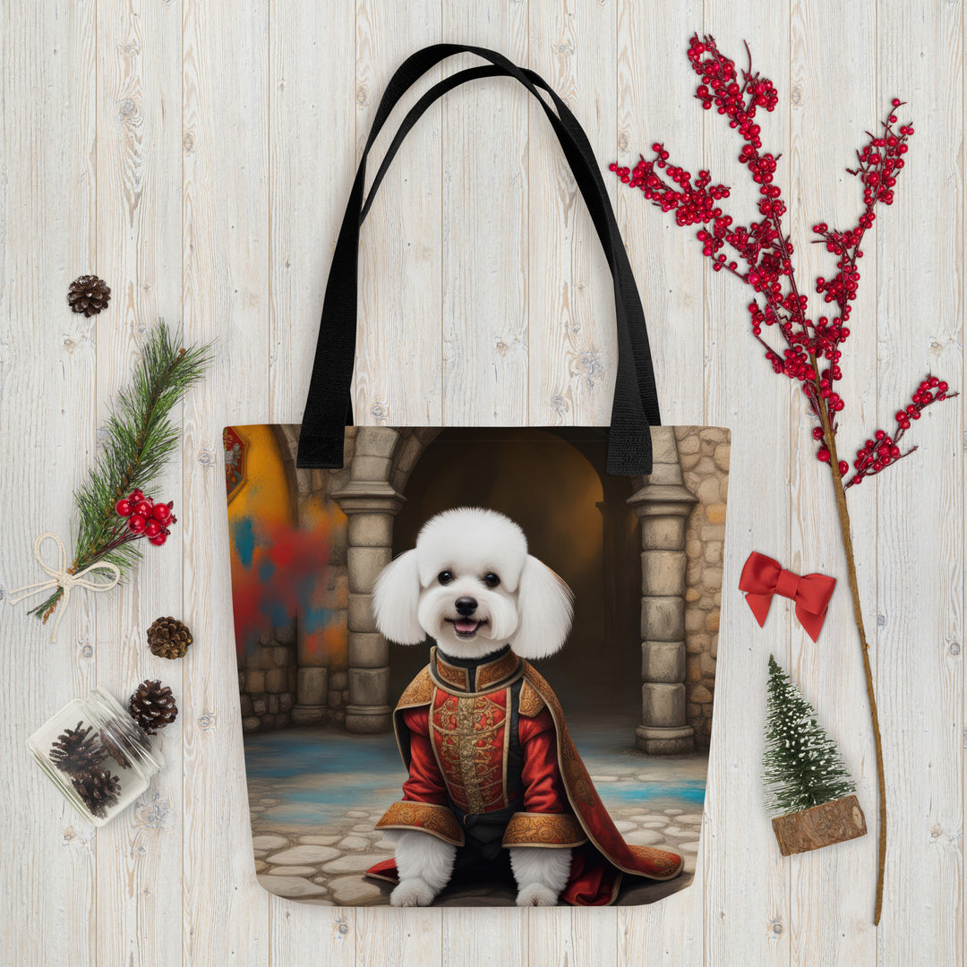 Tote bag-Bichon Frise Dog V3